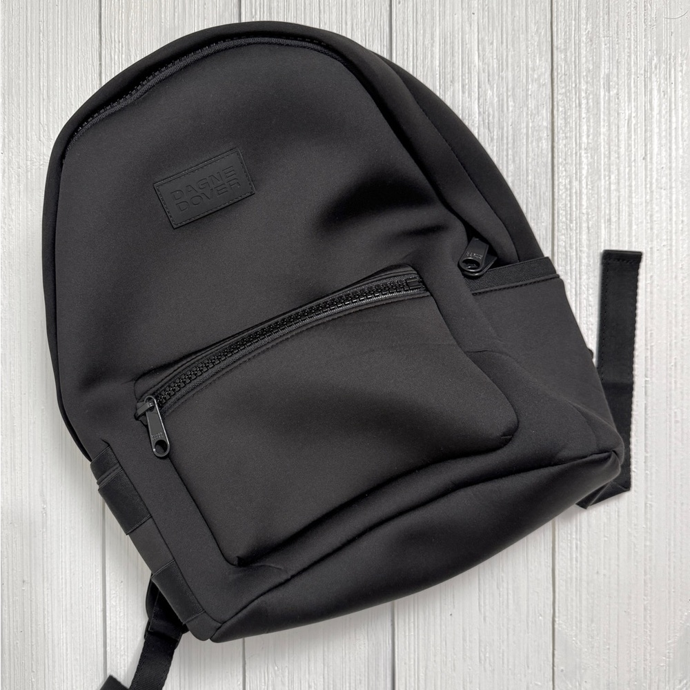 Dagne Dover Dakota Medium Neoprene  Black Backpack - Picture 2 of 6